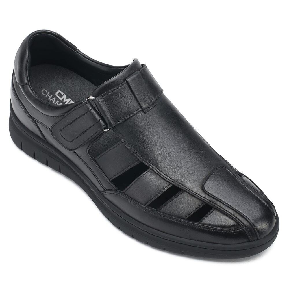 US9 height increase 6CM/2.36" chamaripa men summer sandals flat platform shoes